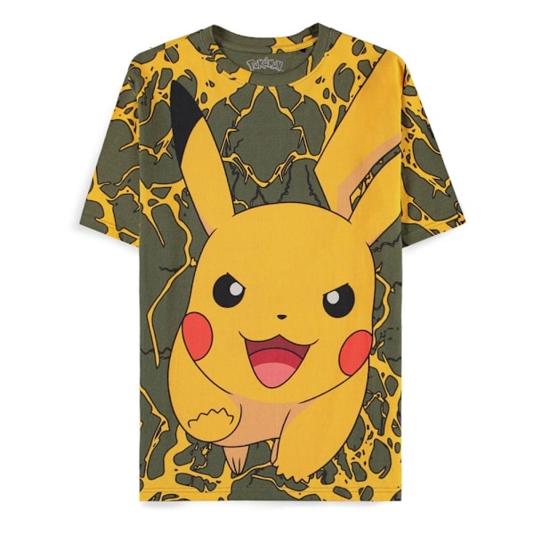 Pokemon T-Shirt Pikachu Lightning Size L multifärg