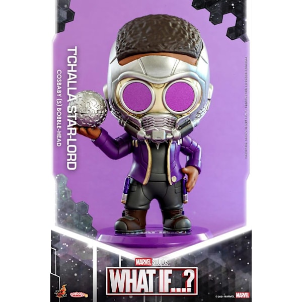 What If...? Cosbaby (S) Mini Figure T'Challa Star-Lord 10 cm multifärg