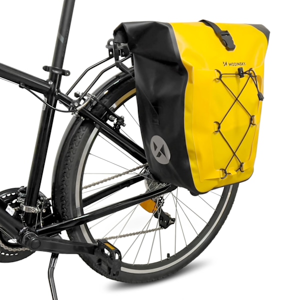 Wozinsky waterproof bicycle bag trunk pannier 25l yellow (WBB24YE) Yellow