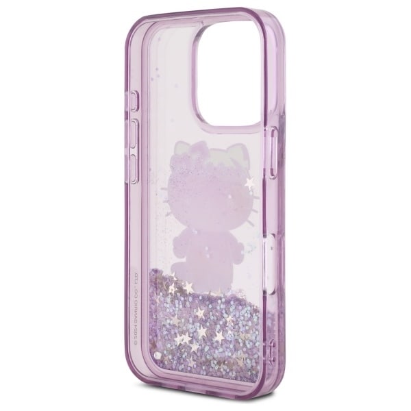 Hello Kitty Liquid Glitter 50TH Anniversary Party iPhone 16 Pro Max Case - Purple Violet