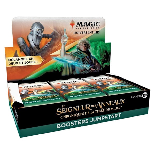 Magic the Gathering Le Seigneur des Anneaux : chroniques de la Terre du Milieu Jumpstart Booster Display (18) french multifärg