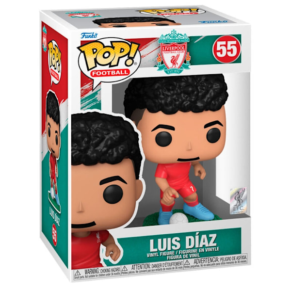 POP figure Liverpool Luis Diaz multifärg