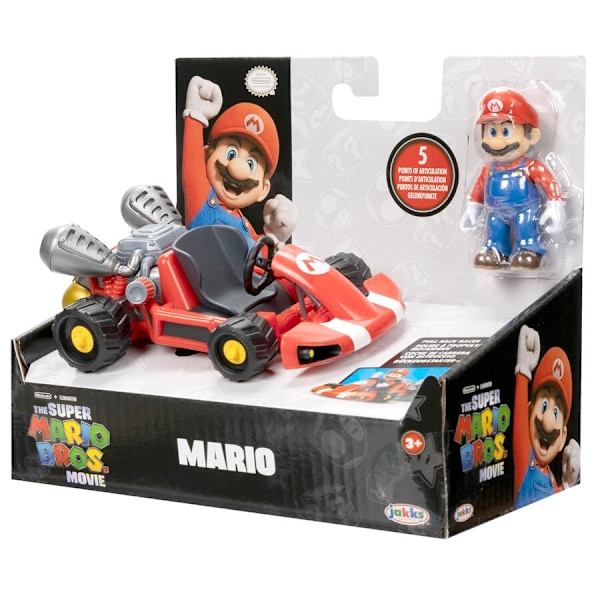 Mario Kart The Movie Super Mario Kart figure 7cm Multicolor