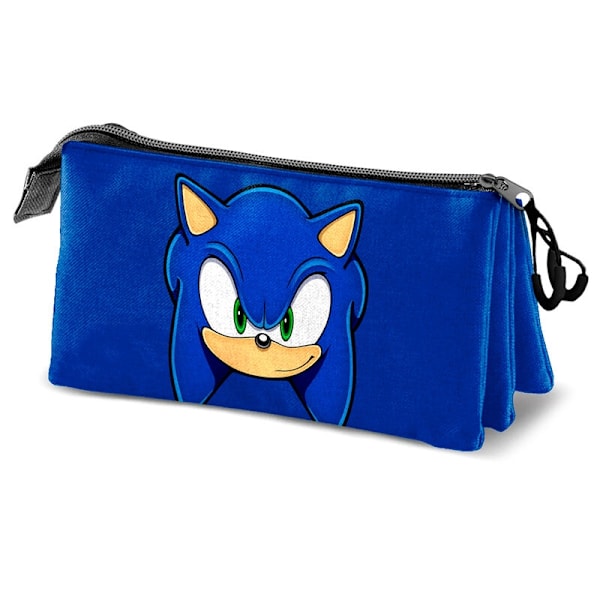 Sonic the Hedgehog triple pencil case Multicolor