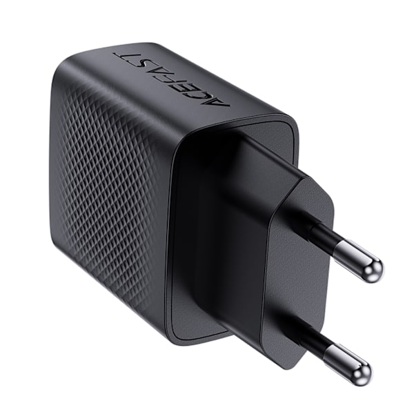 Acefast A82 GaN USB-C PD 20W network charger - black Black