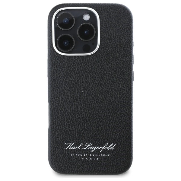 Karl Lagerfeld Hotel RSG Case for iPhone 16 Pro Max - Black Black