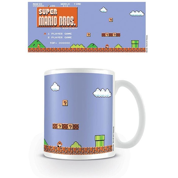 Super Mario Bros. krus retro tittel Multicolor