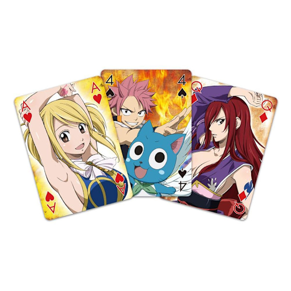 Fairy Tail Playing Cards Characters #2 Multicolor