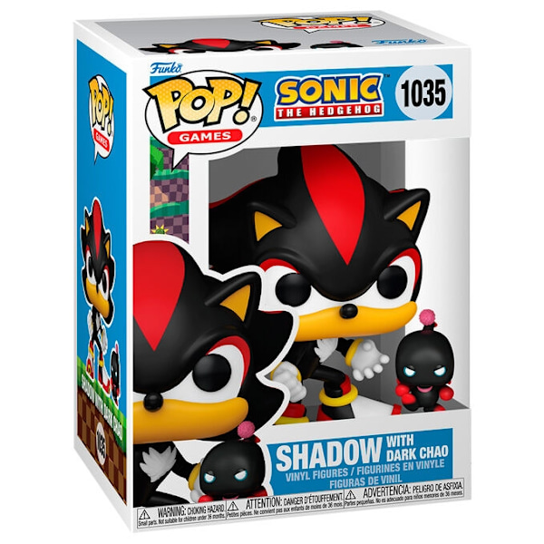 POP figure Sonic The Hedgehog Shadow with Dark Chao Multicolor