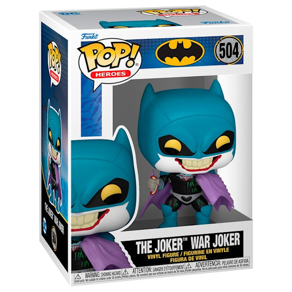 POP figure DC Comics Batman The Joker War Joker Multicolor