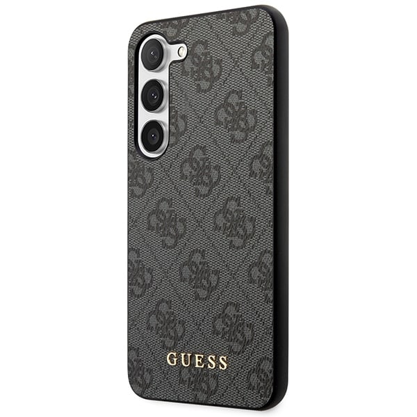 Guess 4G Metal Gold Logo case for Samsung Galaxy S24+ - black Black