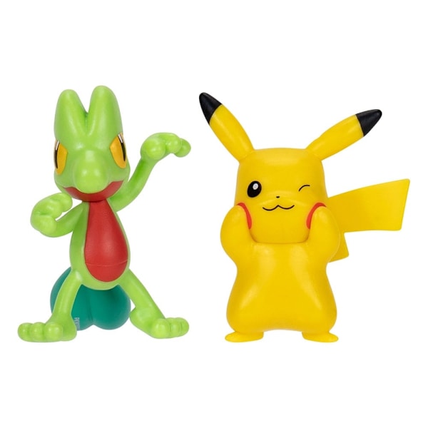 Pokémon First Partner Battle Figure Set Figure 2-Pack Treecko & Pikachu #8 multifärg