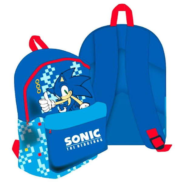 Sonic the Hedgehog backpack 40cm multifärg