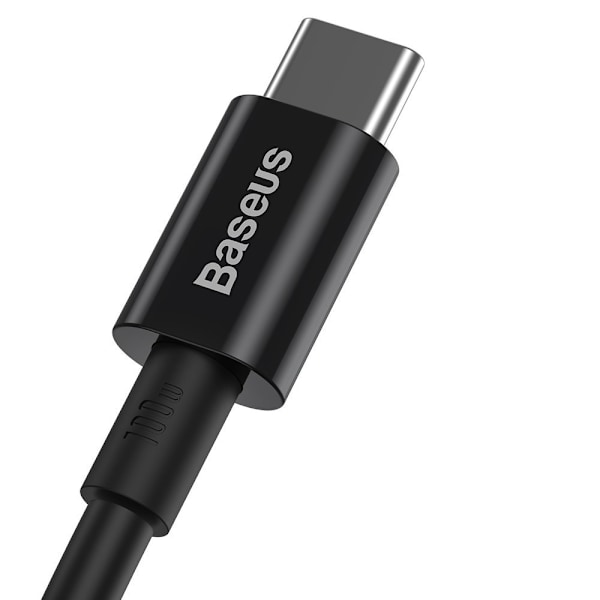 Baseus CATYS-B01 USB-C - USB-C PD QC FCP cable 100W 5A 480Mb/s 1m - black Black