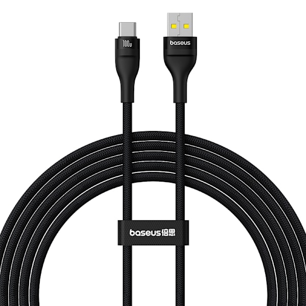 Baseus Flash 2 USB-A / USB-C cable 100W 2 m - black Black