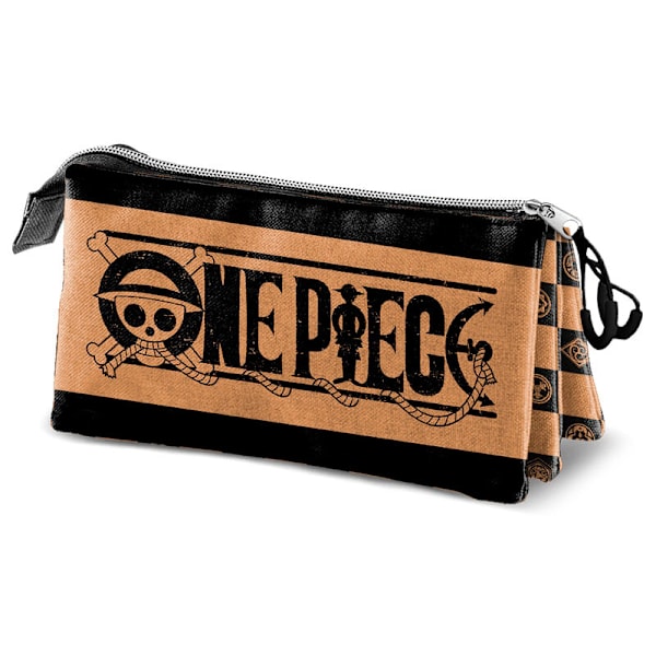 One Piece Plus Chess triple pencil case multifärg