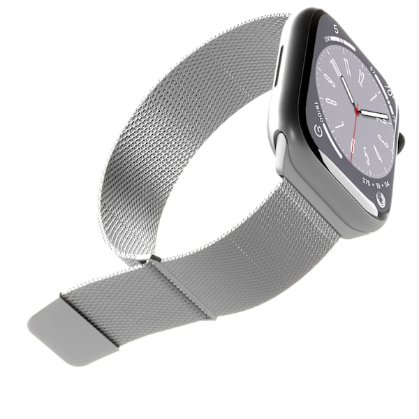 Puro Milanese Stainless Steel Apple Watch Band 38/40/41mm - Silver Silver