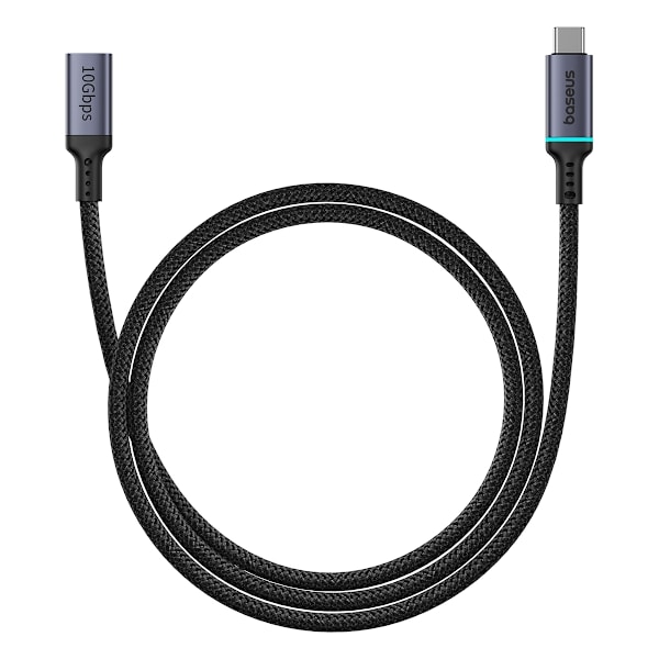 Baseus B0063370C111-01 USB-C - USB-C 4K 60Hz 100W 10Gb/s cable 1m - black Black