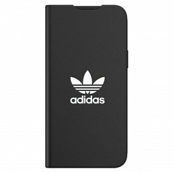 Adidas OR Booklet Case BASIC iPhone 13 Pro Max 6,7" czarno biały/black white 47127 Black