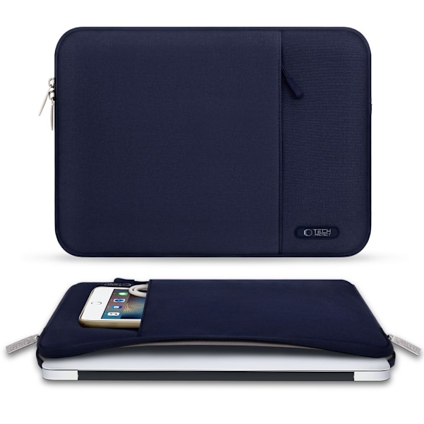 Tech-Protect Sleeve Laptop 13-14 Case - Navy Blue