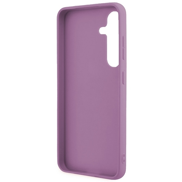 Guess Glitter Script case for Samsung Galaxy S24 - purple Violet