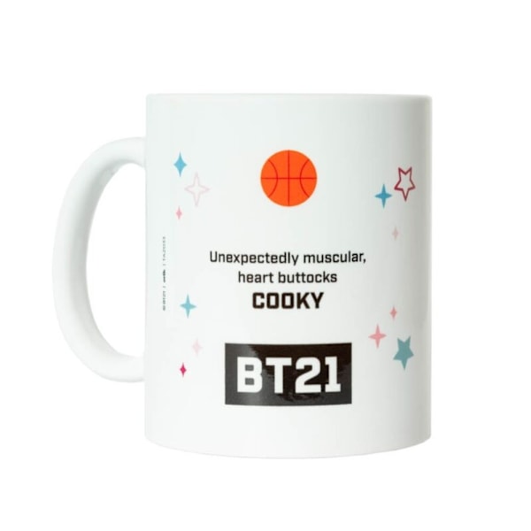 BT21 Cooky mug 330ml multifärg