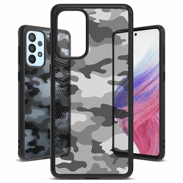 Ringke Fusion Matte tpu case with frame for Samsung Galaxy A73 black Black || Gray