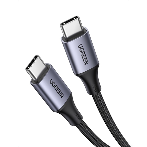 Ugreen US535 USB-C / USB-C PD cable 240W 5A 1m - gray Gray