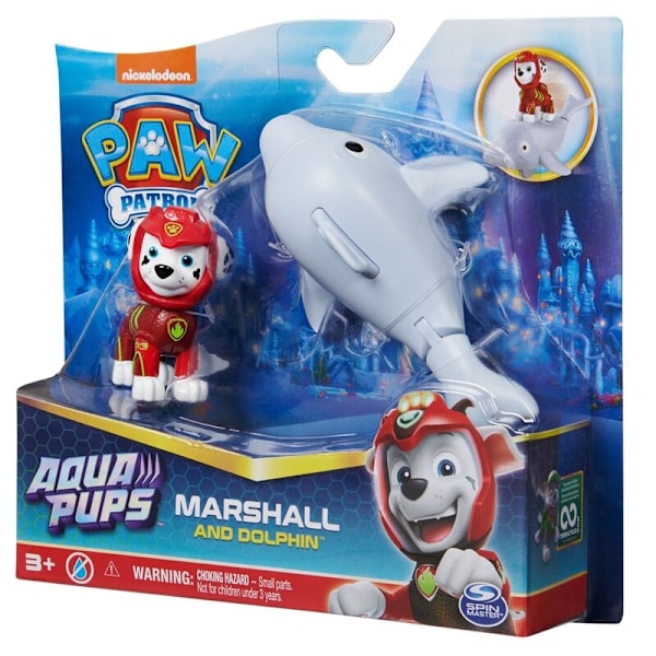 Paw Patrol Marshall Aqua Pups pack figures Multicolor