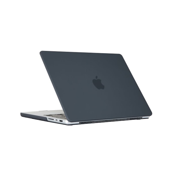 Tech-Protect SmartShell case for MacBook Pro 14&quot; M1 / M2 / M3 2021-2023 - matte black Black || Semi-transparent