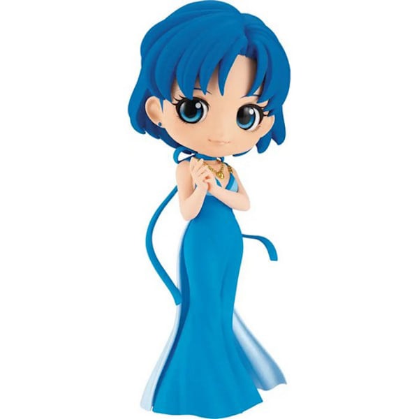 Sailor Moon Eternal the Movie Pretty Guardian Princess Mercury ver.A Q posket figur 14cm multifärg