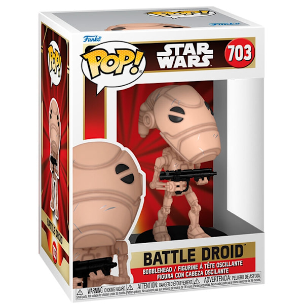 POP figure Star Wars Battle Droid Multicolor