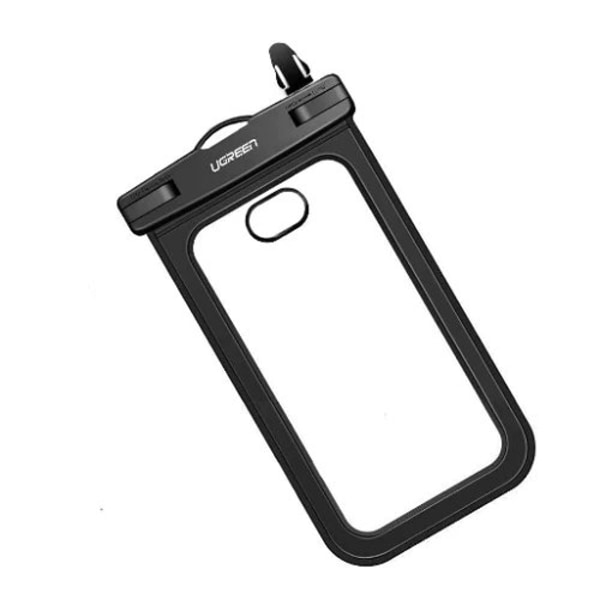 Ugreen LP186 50919 case waterproof IPX8 for 4-6.5" smartphone - black Black