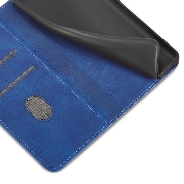 Magnet Fancy Case for Samsung Galaxy S23+ flip cover wallet stand blue Blue