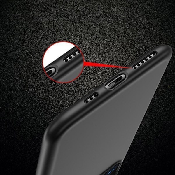 Soft Case case for Oppo Reno 8 T 5G / Oppo A1 Pro thin silicone cover black Black