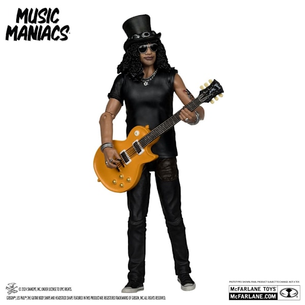 Music Maniacs Rock Action Figure Slash 15 cm multifärg