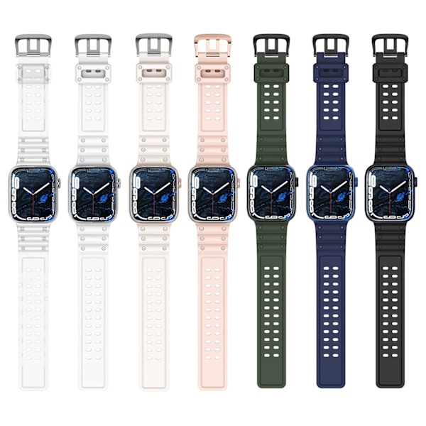 Strap Triple Protection Apple Watch SE strap, 9, 8, 7, 6, 5, 4, 3, 2, 1 (41, 40, 38 mm) band bracelet navy blue Blue