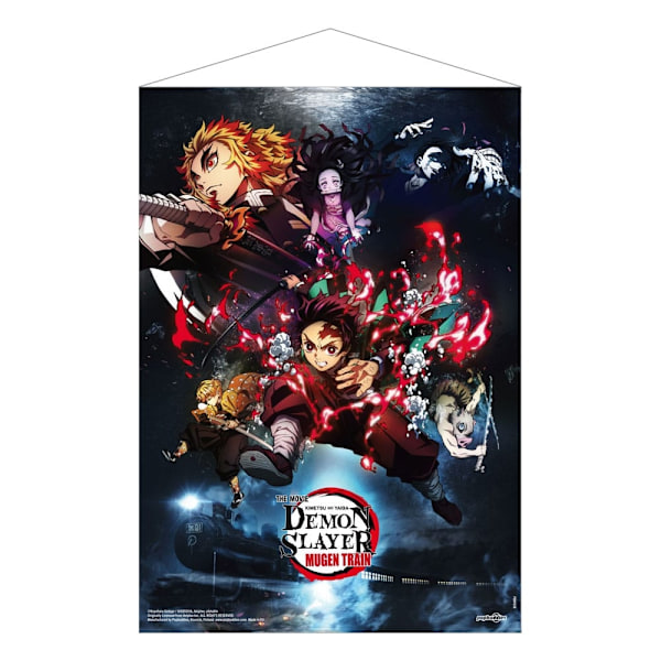 Demon Slayer: Kimetsu no Yaiba Wallscroll Mugen Train Key Visual 50 x 70 cm Multicolor