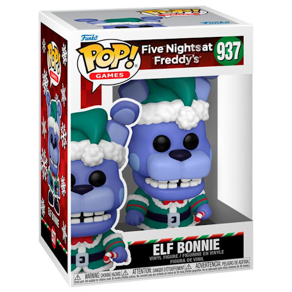 POP figure Five Nights at Freddys Holiday Elf Bonnie Multicolor