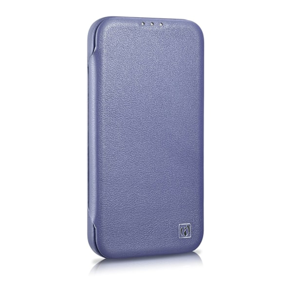 iCarer CE Premium Leather Folio Case iPhone 14 Pro Magnetic Flip Leather Folio Case MagSafe Light Purple (WMI14220714-LP) Violet