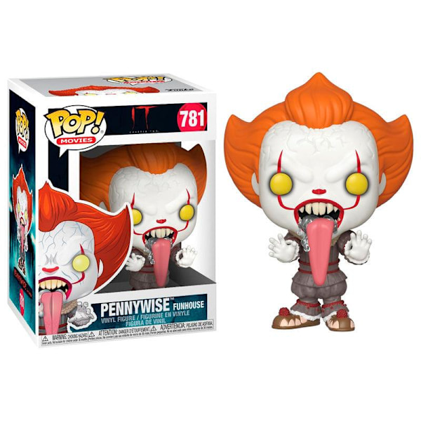 POP figure IT Chapter 2 Pennywise with Dog Tongue Multicolor