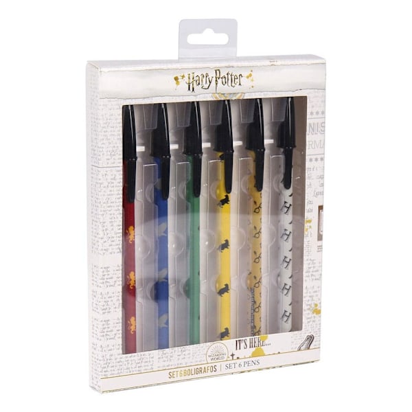 Harry Potter ball pen 6-Pack multifärg