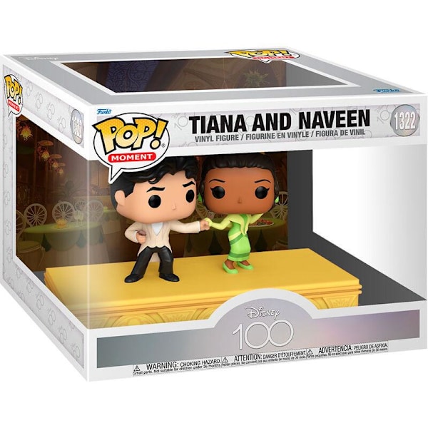 POP figure Disney 100th Anniversary Tiana & Naveen Multicolor