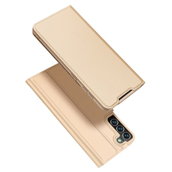 Dux Ducis Skin Pro Holster Cover Flip Cover for Samsung Galaxy S22 + (S22 Plus) gold Gold