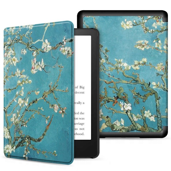 Tech-Protect SmartCase for Kindle 11&quot; 2022 - Blue with Sakura Flowers Blue