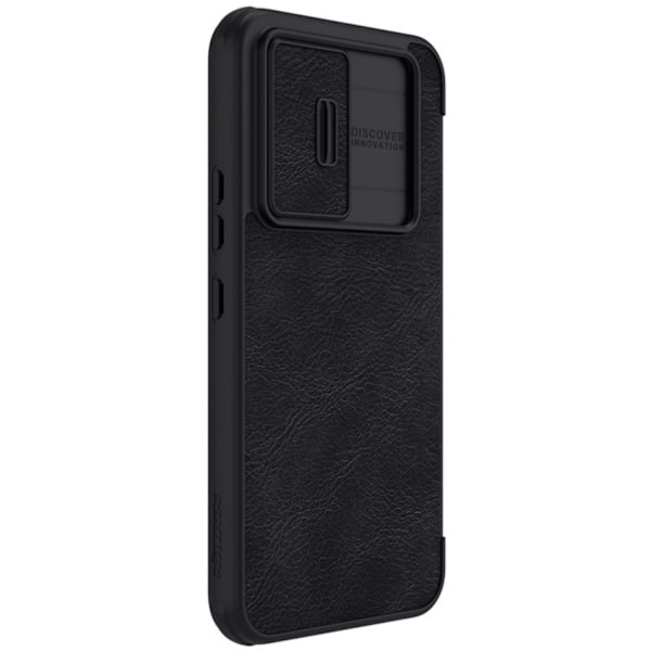 Nillkin Qin Leather Pro Case Case for Samsung Galaxy A54 5G Flip Cover Camera Protector Black Black