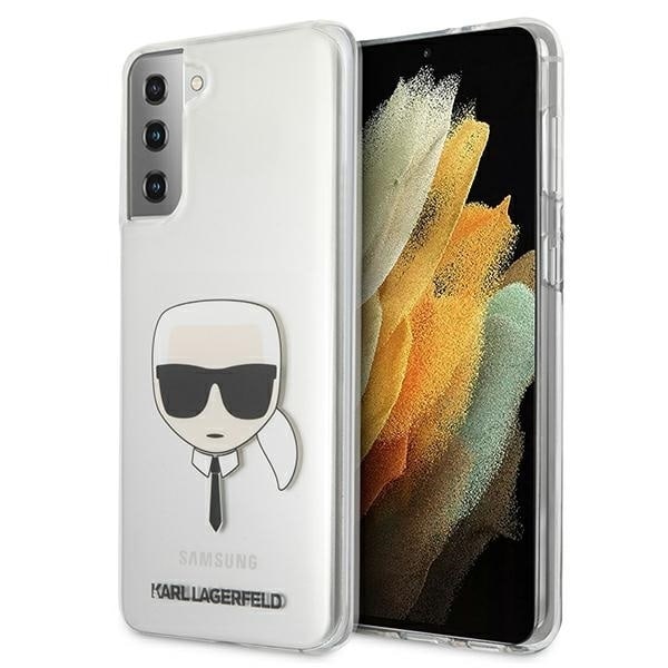 Karl Lagerfeld KLHCS21MKTR S21+ G996 hardcase Transparent Karl`s Head Transparent