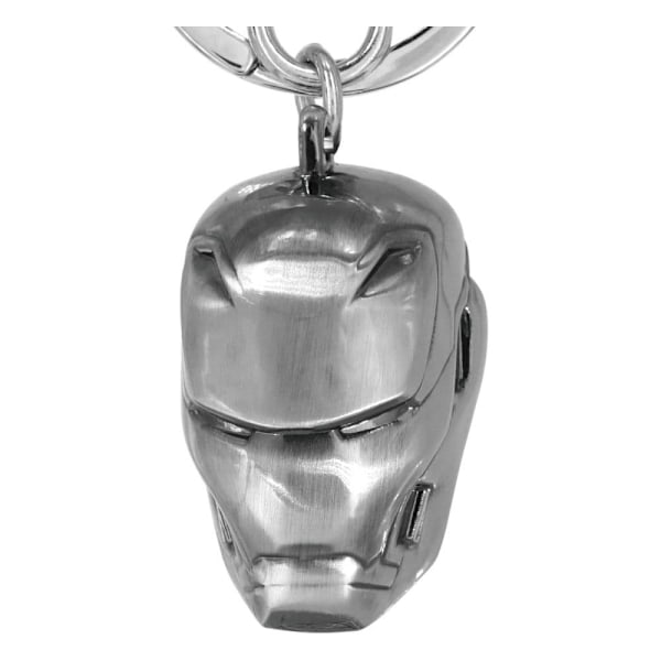 Marvel Metal Keychain Avengers Infinity Saga (M) Iron Man 3D Helmet Multicolor