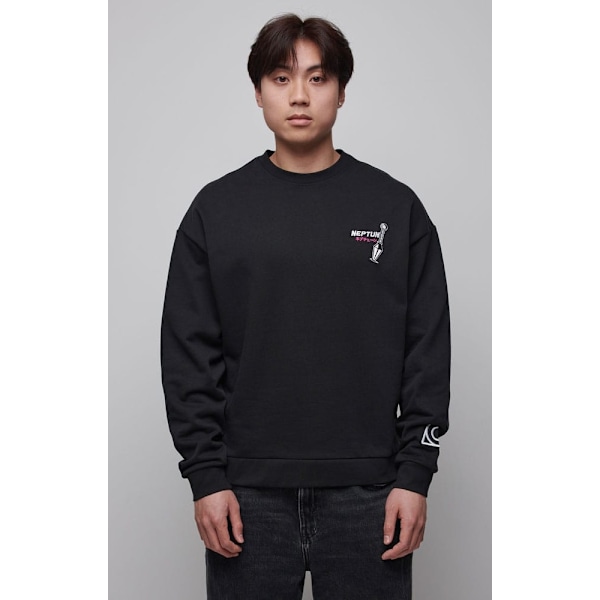 Naruto Shippuden Sweatshirt Graphic Black Size S multifärg