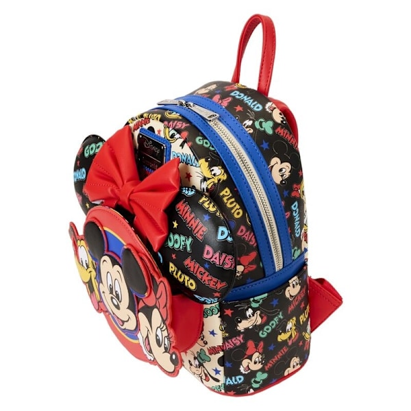 Loungefly Disney Classic Mickey and Friends backpack + headband 26cm Multicolor